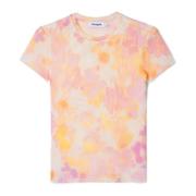Dame Forår/Sommer Bomuld T-Shirt