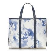 Pre-owned Canvas louis-vuitton-tasker