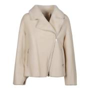 Milky Shearling Coat