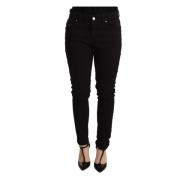 Sort Slim Fit Stretch Denim Jeans