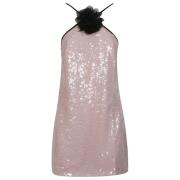 Bleg Pink Sequin Mini Kjole