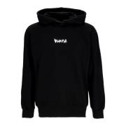 Sort Big Logo Hoodie Streetwear