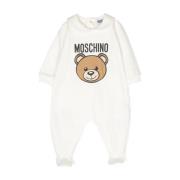 Hvid Teddy Bear Baby Pyjamas