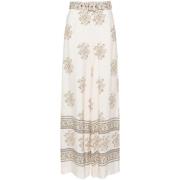 Utility Dot Lemon Print Wide Leg Bukser