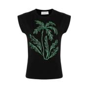 Sort Palm Tree T-shirt
