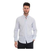 Stribet Button-Down Casual Skjorte