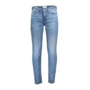 Slim Taper Jeans Vasket Effekt