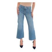 Bredbenet Denim Jeans