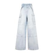 Blå Transformer Baggy Jeans AW23