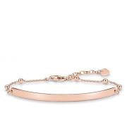 Sparkling Love Bridge Armbånd Dots Rosaguld