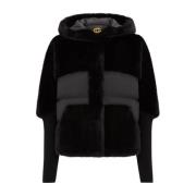 Luksuriøs Faux Fur Jacket - Sort