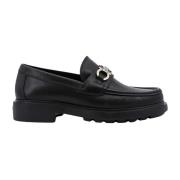 Sorte Læder Loafers SS24