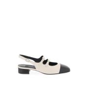 Abrikos Mary Jane Slingback Sko