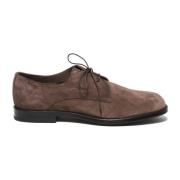 Suede Derby Sko Memory Foam Komfort