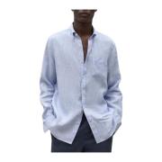 Blå/Hvid Skjorte Adanalf Stil