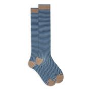 Italienske lange sokker med Windsor-striber