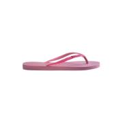 Pink Glitter Strand Flip Flops