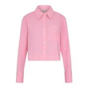 Intens Pink Langærmet Skjorte Abruzzo