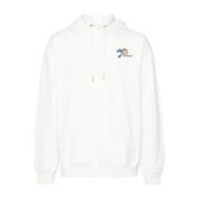 Hvid Tennis Logo Sweatshirt