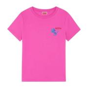 Tegnede Blomster T-shirt