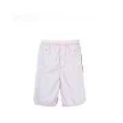 Magenta Nylon Bermuda Short Marina