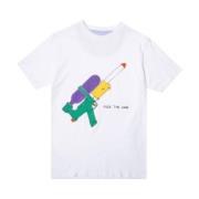 Vandpistol Broderet Designer T-shirt