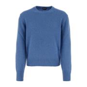 Blå Alpaca Blend Sweater