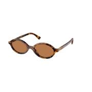 Stilfulde solbriller brune linser