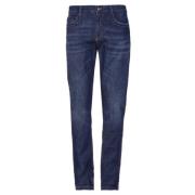 Mørkeblå Denim Jeans Regulær Pasform