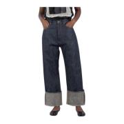 Lakerede Manchet Denim Jeans