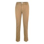 Chino Bomuld Bukser Kamel Beige