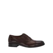 Mocha Calfskin Lutton Oxford Shoes