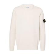 Off-White Strikket Crew Neck Sweater