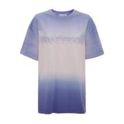 Gradient Effekt Bomulds T-shirt