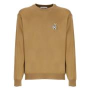 Brun Sweater med Teddy Bear Logo