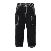 Begrænset udgave Denim Cargo Pant Sort