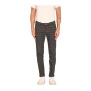 Slim Fit Glen Check Chino Bukser