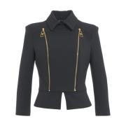 Sort Peplum Blazer AW24