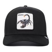 Sort Skorpion Dødbringende Trucker Cap