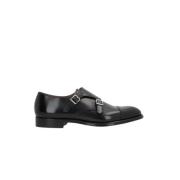 Sorte Monk Strap Lædersko