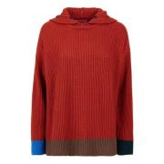 Grøn Uld Cashmere Sweater Striber