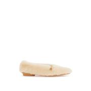 Shearling Ballet Flats