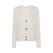 Strikket V-hals Cardigan