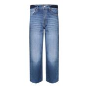 Faded Denim Slim Fit Jeans