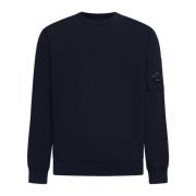 Midnight Blue Fleece Bomuldssweatshirt