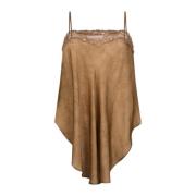 Silke Blonde Camisole Top Taupe Orlane