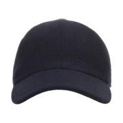 Blå Cashmere Baseball Hat