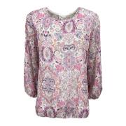 Paisley Print Bluse