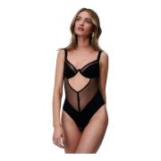 Elegant Cut-Out Bodysuit