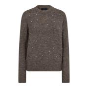 Diamantstrik Sweater Timber Wolf